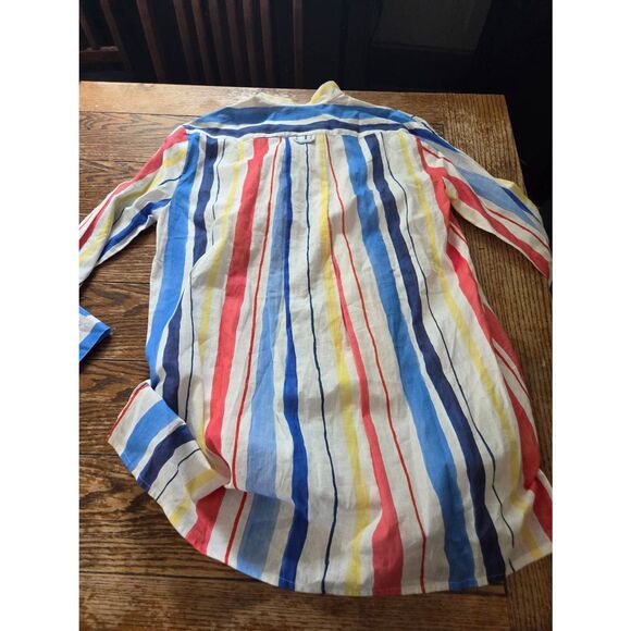 The Sleep Shirt Short Sleep Shirt Petite Midsummer Stripe - Picture 3 of 5